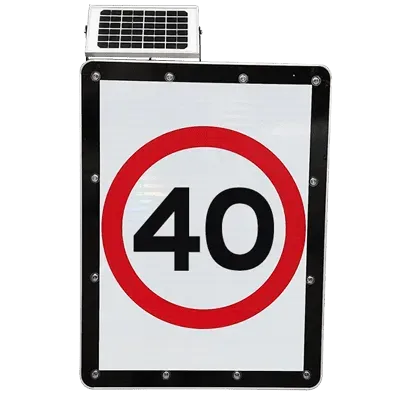 Solar Traffic Sign 40kph