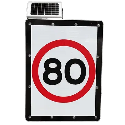 Solar Traffic Sign 80kph