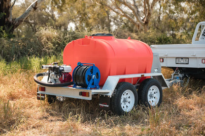 2,000 Litre Trailer Mounted Fire-Fighting Package, 6.5HP Electric Start