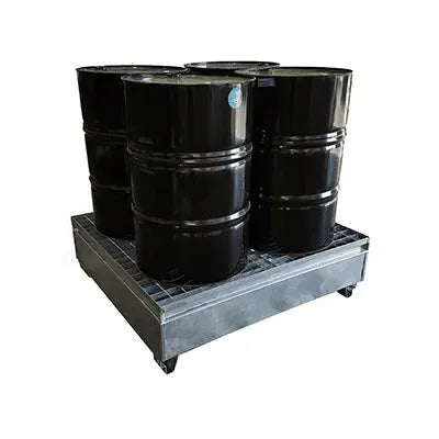 4 Drum Metal Bunded Pallet