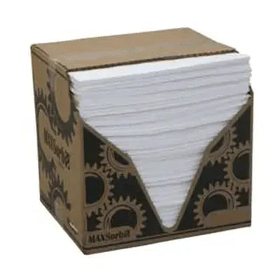 Absorbent Oil & Fuel Spill Pads Pack of 100